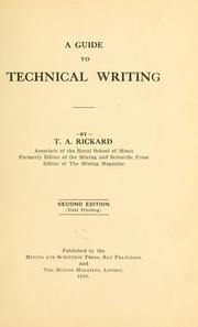Cover of: A guide to technical writing
