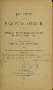 Cover of: Lessons in practical science by Winnie] [from old catalog Rover, Winnie] [from old catalog Rover