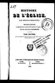 Cover of: Histoire de l'église