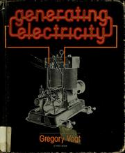 Cover of: Generating electricity