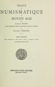 Cover of: Traité de numismatique du moyen âge by Engel, Arthur
