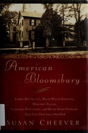 American Bloomsbury by Susan Cheever