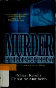 Cover of: Murder is the deal of the day