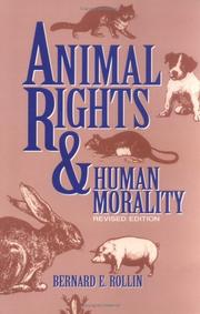 Cover of: Animal rights & human morality