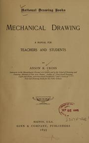 Cover of: Mechanical drawing: a manual for teachers and students