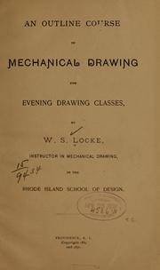 Cover of: An outline course in mechanical drawing for evening classes