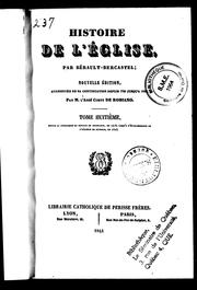 Cover of: Histoire de l'église