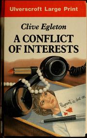 Cover of: A Conflict of Interests by Clive Egleton