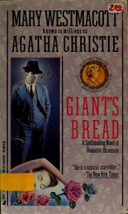 Cover of: Giant's bread by Agatha Christie