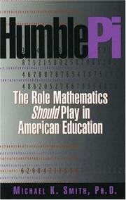 Cover of: HumblePi: the role mathematics should play in American education