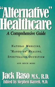 Cover of: "Alternative" healthcare by Jack Raso