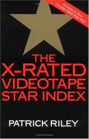 Cover of: The x-rated videotape star index