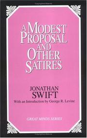 Cover of: A modest proposal and other satires