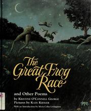 Cover of: The great frog race and other poems by Kristine O'Connell George