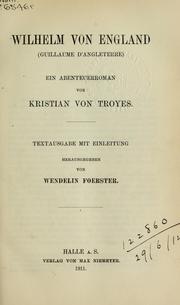 Cover of: Romanische Bibliothek by Wendelin Foerster