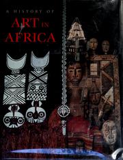 Cover of: A history of art in Africa by Monica Blackmun Visonà