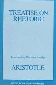 Cover of: Treatise on rhetoric by Aristotle