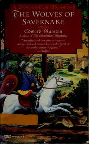 Cover of: Wolves of Savernake by Edward Marston