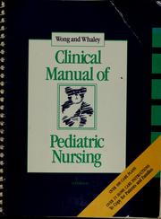 Cover of: Clinical manual of pediatric nursing by Donna L. Wong