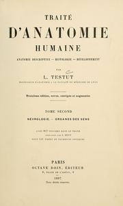 Cover of: Traité d'anatomie humaine by Leo Testut, Leo Testut