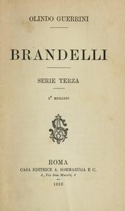 Cover of: Brandelli by Olindo Guerrini, Olindo Guerrini