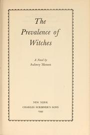 Cover of: The prevalence of witches: a novel