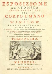 Cover of: Esposizione anatomica della struttura del corpo umano by Jacques-Bénigne Winslow