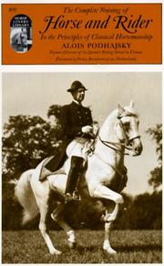 Cover of: Complete Training of Horse and Rider
