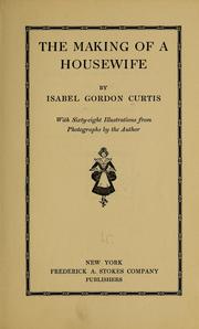 Cover of: The making of a housewife