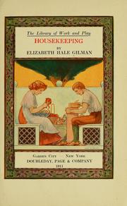 Cover of: Housekeeping by Elizabeth Hale Gilman