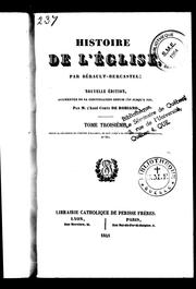 Cover of: Histoire de l'église