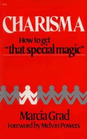 Cover of: Charisma by Marcia Grad, Marcia Grad