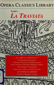 Cover of: Verdi's La traviata
