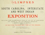 Cover of: Glimpses of the South Carolina, interstate and West Indian exposition by 