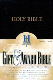 Cover of: King James Version Award Bible by 