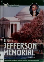 Cover of: The Jefferson Memorial