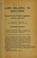 Cover of: Laws relating to education enacted by the Florida legislature of 1917 and 1919
