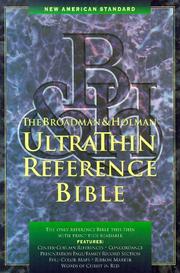 Cover of: Nasb Ultrathin Reference Bible (American Standard Bible) by 