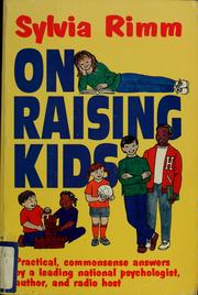 Cover of: Sylvia Rimm on raising kids
