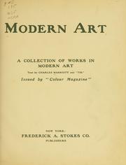Cover of: Modern art: a collection of works in modern art