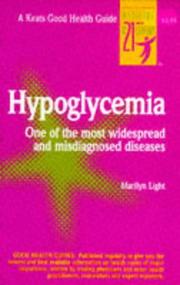 Cover of: Hypoglycemia