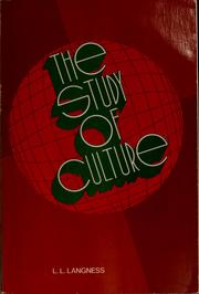 Cover of: The study of culture