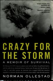 Cover of: Crazy for the storm by Norman Ollestad