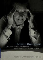 Cover of: Destruction of the father reconstruction of the father by Louise Bourgeois