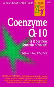 Cover of: Coenzyme Q10 | William C. Y. Lee