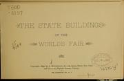 Cover of: The state buildings of the World's fair