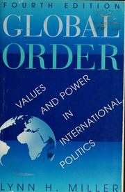 Cover of: Global order: values and power in international politics