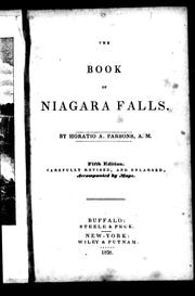 Cover of: The book of Niagara Falls