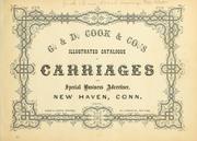 Cover of: G. & D. Cook & co's Illustrated catalogue of carriages and special business advertiser