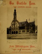 Cover of: Das Deutsche haus: The German house